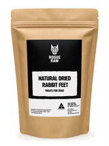 NATURAL DRIED RABBIT FEET - TREATS FOR DOGS