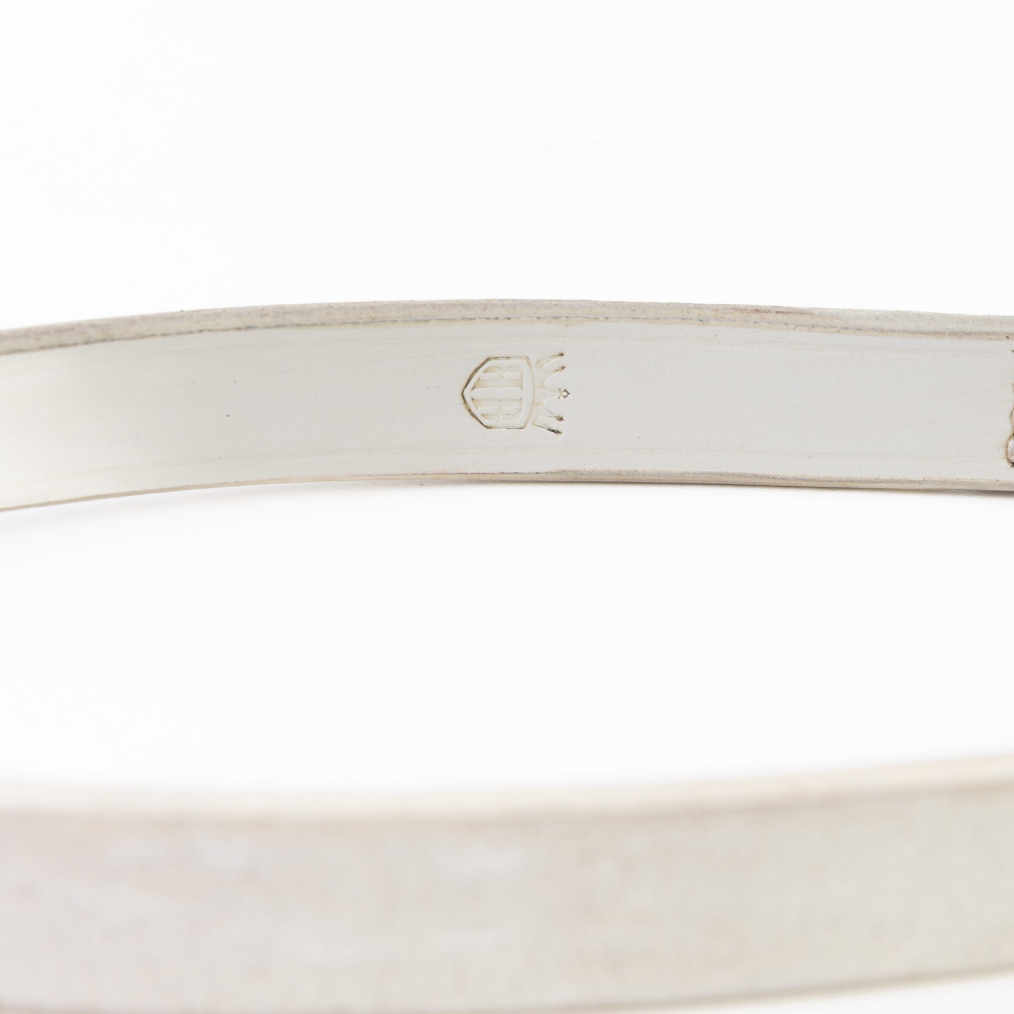 Leather Dog Leash - Imperial White Crystal & Rose Gold Leash (Slimline)