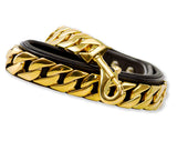 Gold Chain Dog Leash 20mm