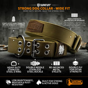 SUPATUFF® Strong Dog Collar SECURITY (Wide Fit)