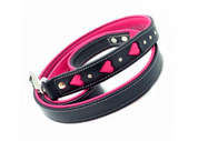 queen leather dog leashes